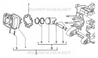 Cylinder-piston-wrist pin, assy