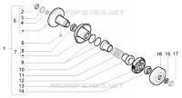Driven pulley