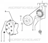 Flywheel magneto