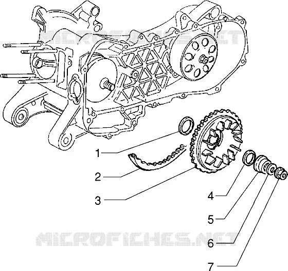Driving half pulley