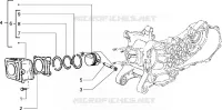 Cylinder-piston-wrist pin, assy