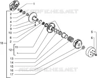 Driven pulley