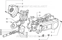Clutch cover-scrool cover