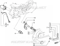 Starting motor-starter lever