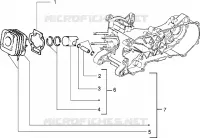 Cylinder-piston-wrist pin, assy
