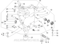 Flywheel magneto cover - Oil filter