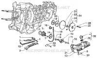 Pump group-oil pan