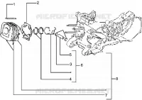 Cylinder-piston-wrist pin, assy