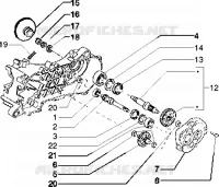 Rear wheel shaft