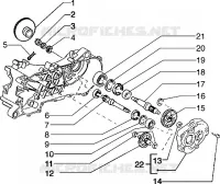 Rear wheel shaft