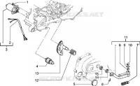 Starting motor-starter lever