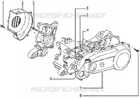 Clutch cover-scrool cover