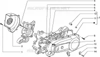 Clutch cover-scrool cover