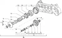 Driven pulley