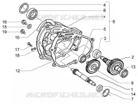 Rear wheel shaft