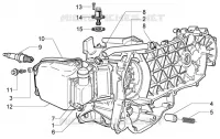By-pass valve-chain tightener-oil drain