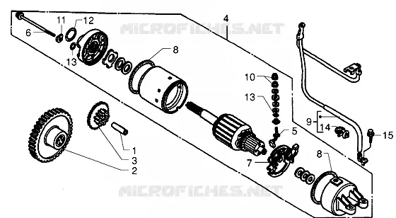 Starting motor