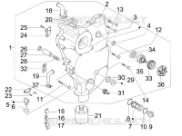 Flywheel magneto cover - Oil filter