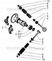 Camshaft -Valves