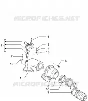 Induction pipe-Throttle body-Injector