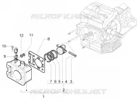 Cylinder-Piston-Wrist Pin, Assy