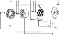 Flywheel magneto