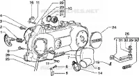 Kickstarter-crankcase cooling