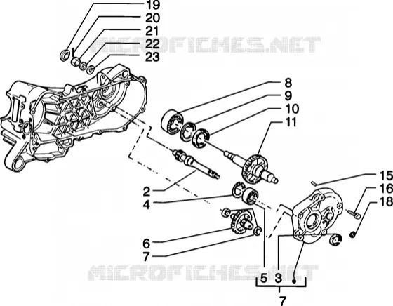 Rear wheel shaft