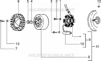 Flywheel magneto
