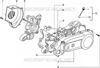 Clutch cover-scrool cover
