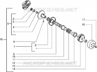 Driven pulley
