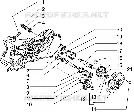Rear wheel shaft
