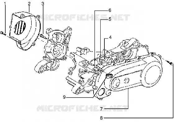 Clutch cover-scrool cover