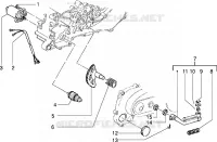 Starting motor-starter lever