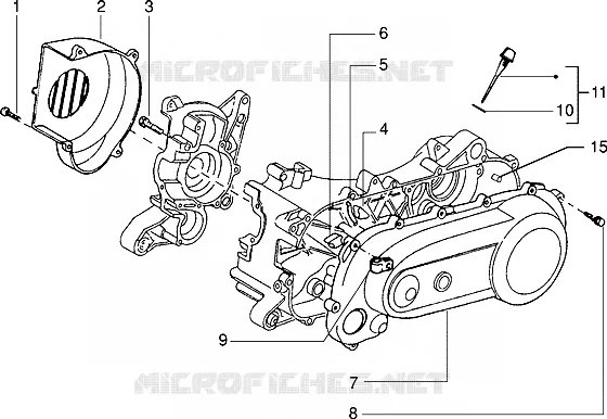 Clutch cover-scrool cover