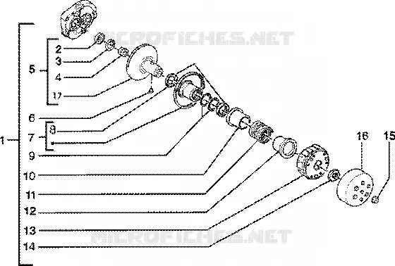 Driven pulley