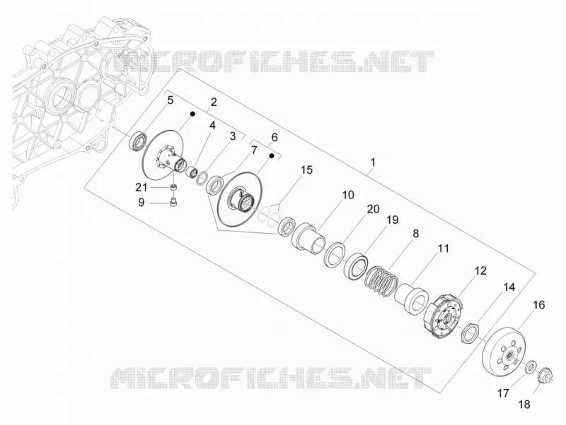 Driven pulley