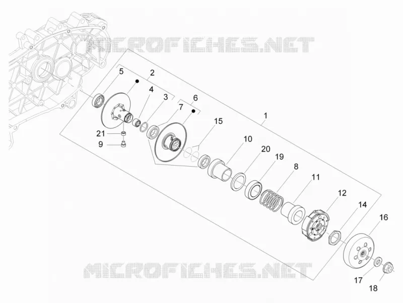 Driven pulley