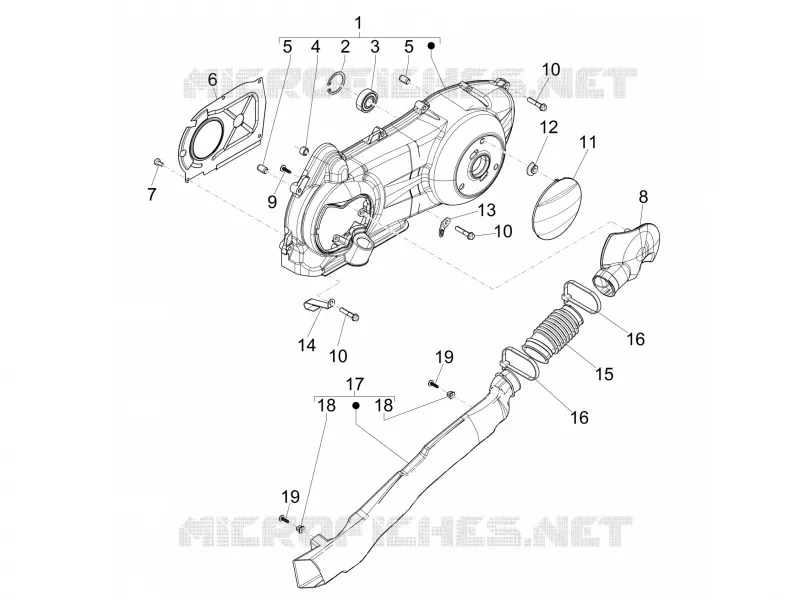 Crankcase cover - Crankcase cooling