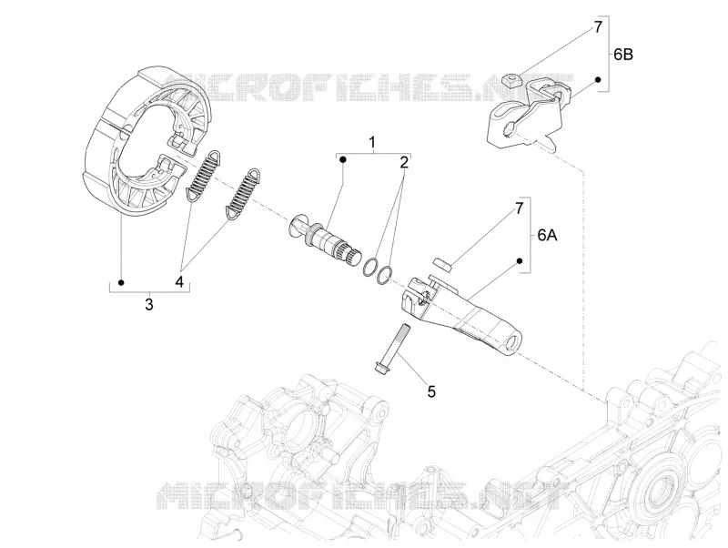 Rear brake - Brake jaw