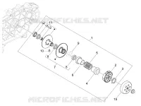 Driven pulley