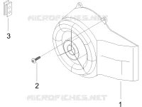 Flywheel magneto cover - Oil filter