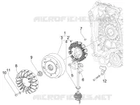 Flywheel magneto