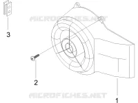Flywheel magneto cover - Oil filter