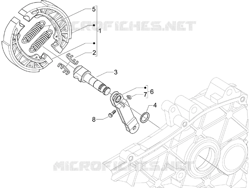 Rear brake - Brake jaw
