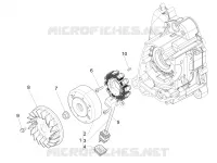 Flywheel magneto