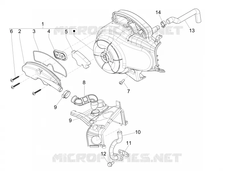 Secondary air box