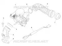Carburettor, assembly - Union pipe