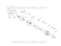 Driven pulley