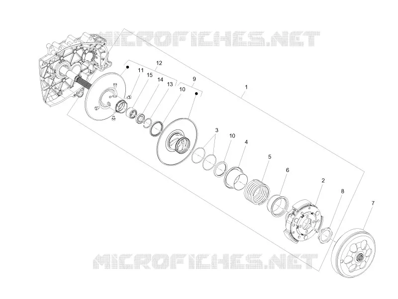Driven pulley